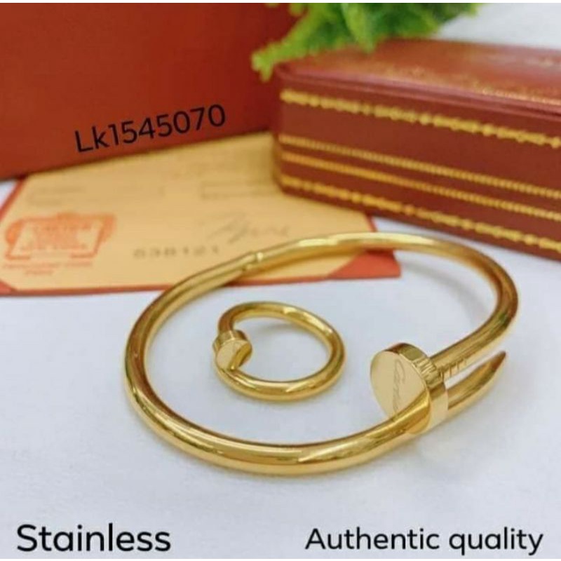 Cartier bangle 2025 and ring