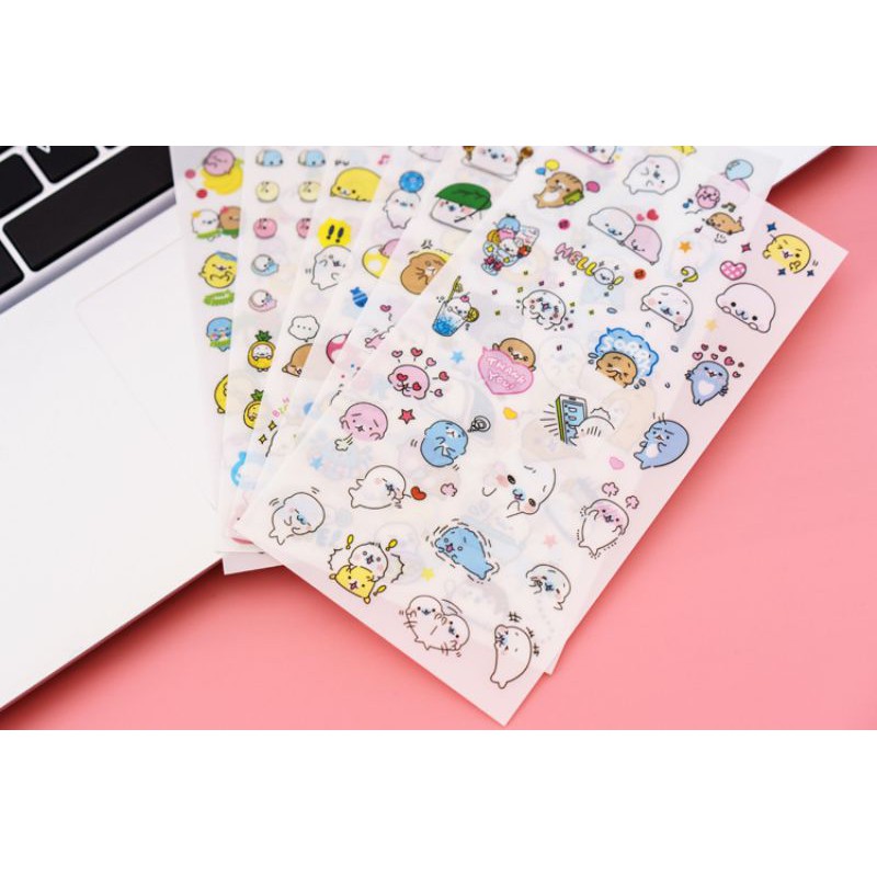 (Picker007 Code) Set Of 6 Cute Stickers To Decorate Books | Shopee ...