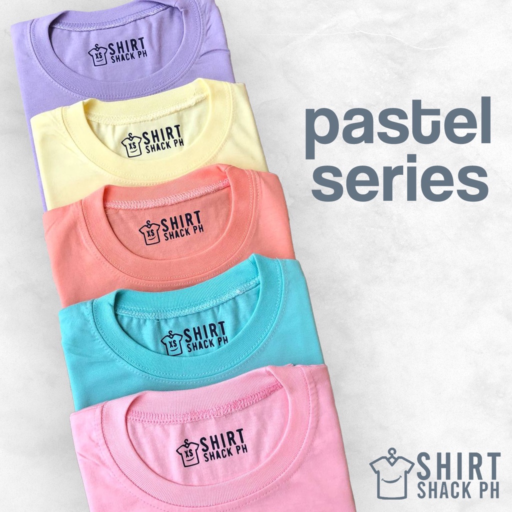 Shirt Shack PH - PASTEL Plain Cotton Shirts (Peach, Pink, Mint green ...