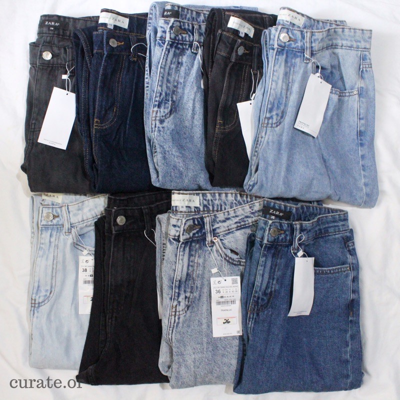 ZARA MOM JEANS PLUS SIZE Shopee Philippines