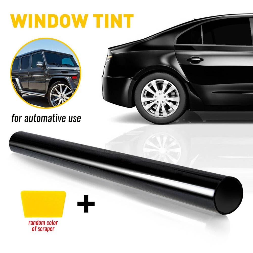 20x150cm Black Car Window Film/Sun Protection Anti UV Windshield Tinting Cover/5 Sunshade