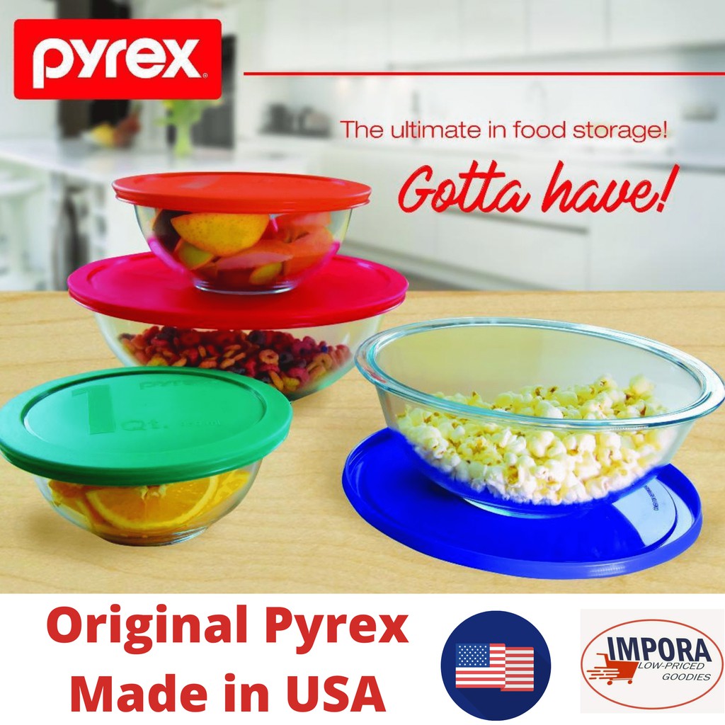 Pyrex Smart Essentials 8-Piece Mixing Bowl Set