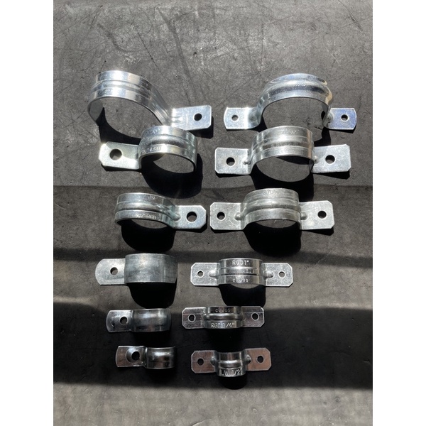 Conduit clamp 1/2 heavy duty clamp/ Gi clamp / 1 hole and 2 hole 12