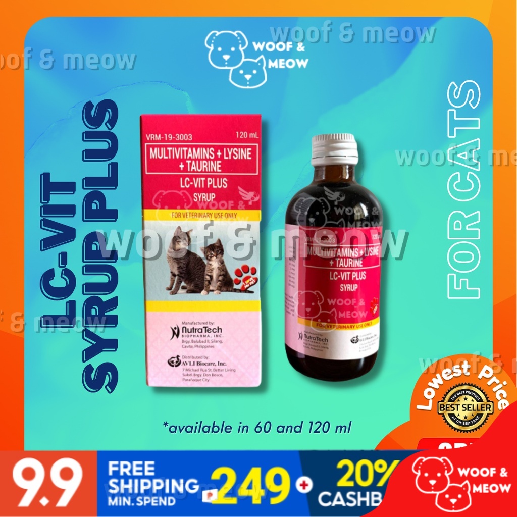 LC Vit Plus 60ml & 120mL for Cats Shopee Philippines