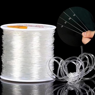 0.15mm Clear Fishing Wire Nylon Non Stretch Beading Transparent Cord  Invisible