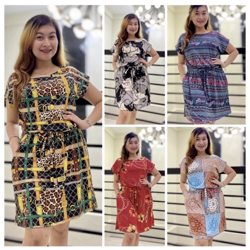 Loose Dress/Pang Lakad Dress/Pang Bahay Dress | Shopee Philippines