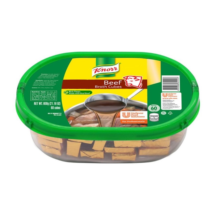 Knorr Beef Cubes Professional Pack 600g | Shopee Philippines