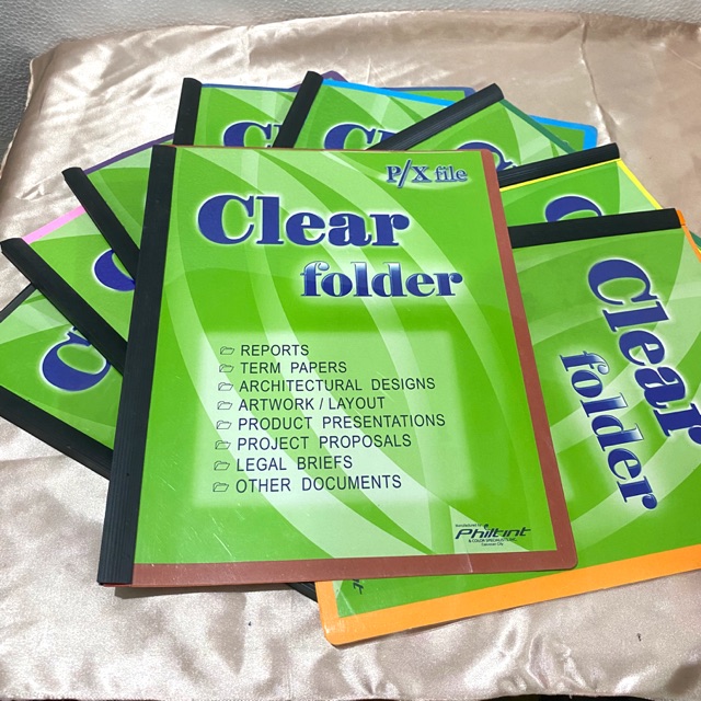 5pcs Clear Sliding Folder Short & Long Shopee Philippines