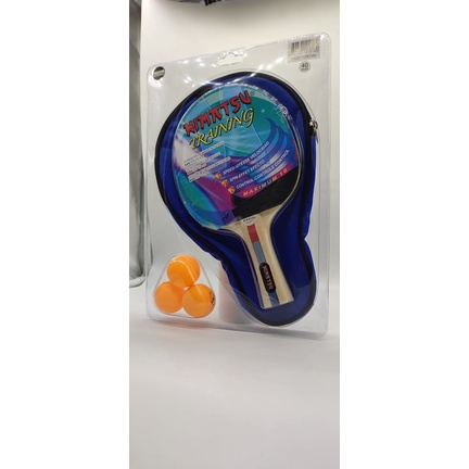NTTR-0010 Nimatsu N22211 ITTF Training Set Includes : 2 Rackets 3 Balls ...