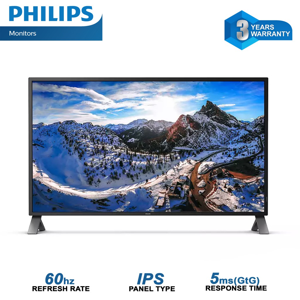 Philips 438P1/11 [42.51インチ ブラック] フィリップスのモニターの