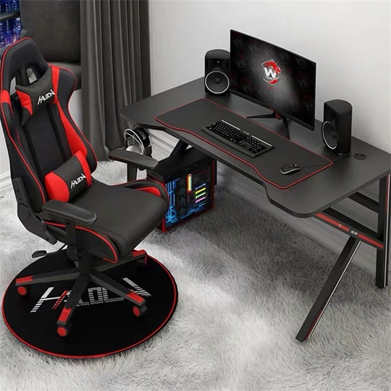 Desktop computer table online and chair