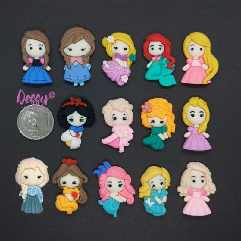 Disney Princess Resin Original Design 1pc - DIY Jewelry Charm Hair Bow ...