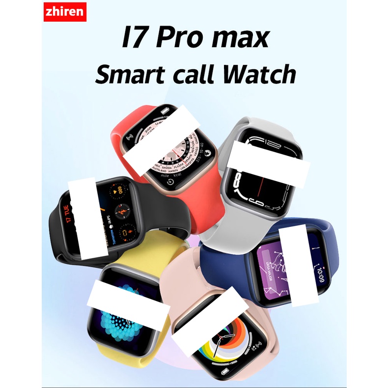2022 SmartWatch I7 Pro Max Watch Series 7 Bluetooth Call Smart Watch Heart Rate Clock PK X8MAX