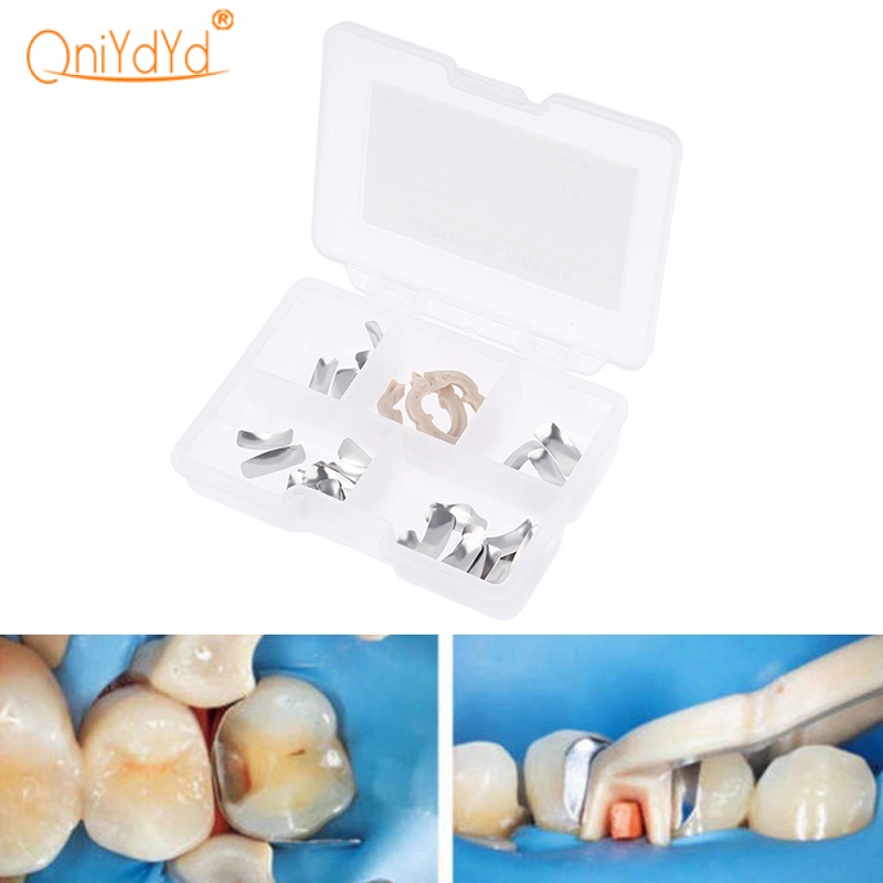 Dental Resin Clamping Separating Rings Matrix Bands Clips Sectional ...