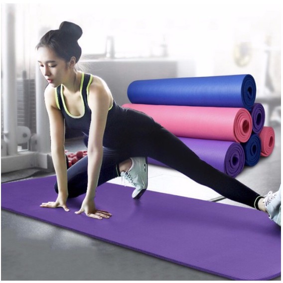 4mm Extra Thick High Density Anti-Tear Exercise Yoga Mat