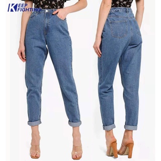 Baggy Jeans Denim Brand Korean Mom Jeans High Waist Vintage