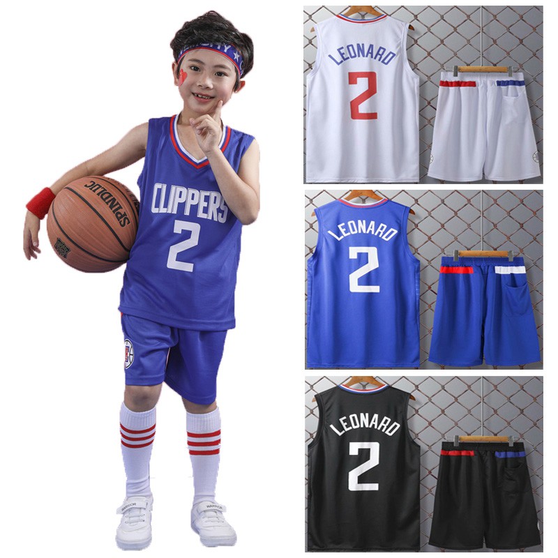 Outerstuff Little Kids' Los Angeles Clippers Kawhi Leonard #2 Red Swingman  Jersey