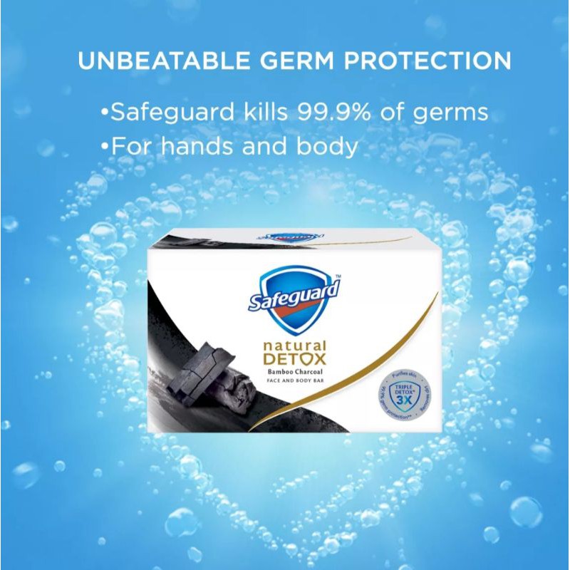 Safeguard Natural Detox Charcoal Soap 108g Shopee Philippines