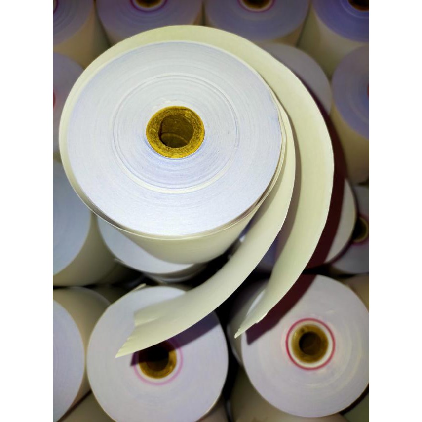 12 Rolls 76mm x 70mm Journal Tape 1 Ply