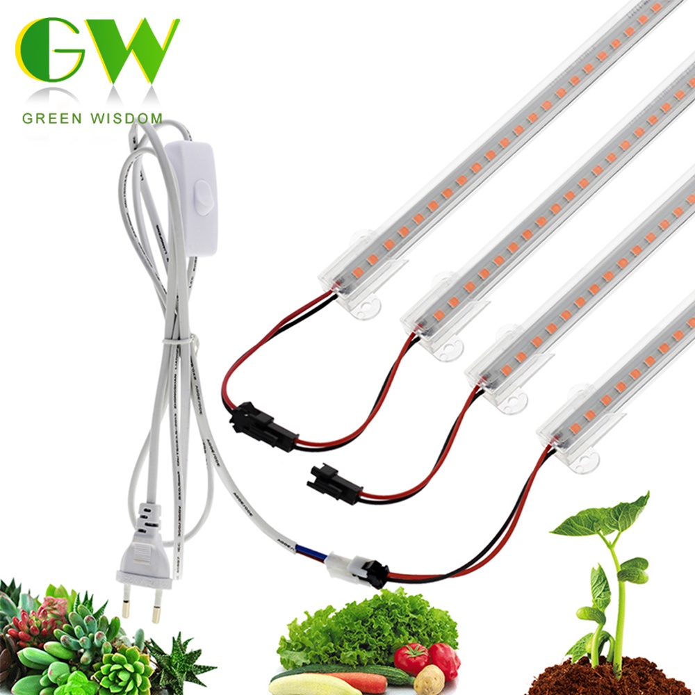 AC220V LED Led Grow Light Strips Phyto lamp Full Spectrum Waterproof ...