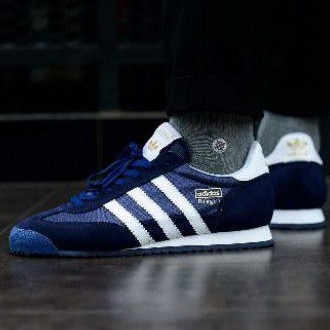 Adidas dragon clearance navy white