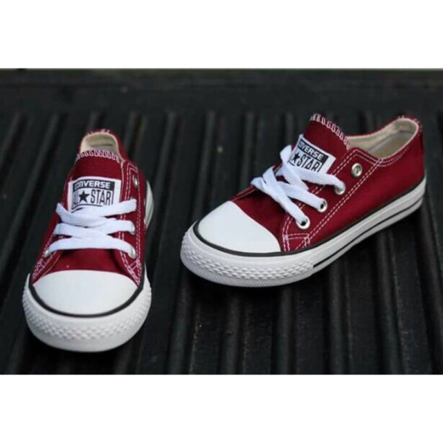 Maroon store converse kids