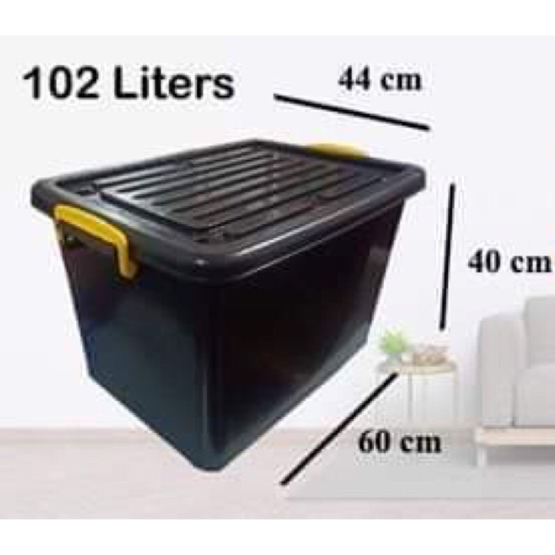 Big Storage Box 63L, 102L, 143L,150L W/ Caster Wheels ?? Shopee Philippines