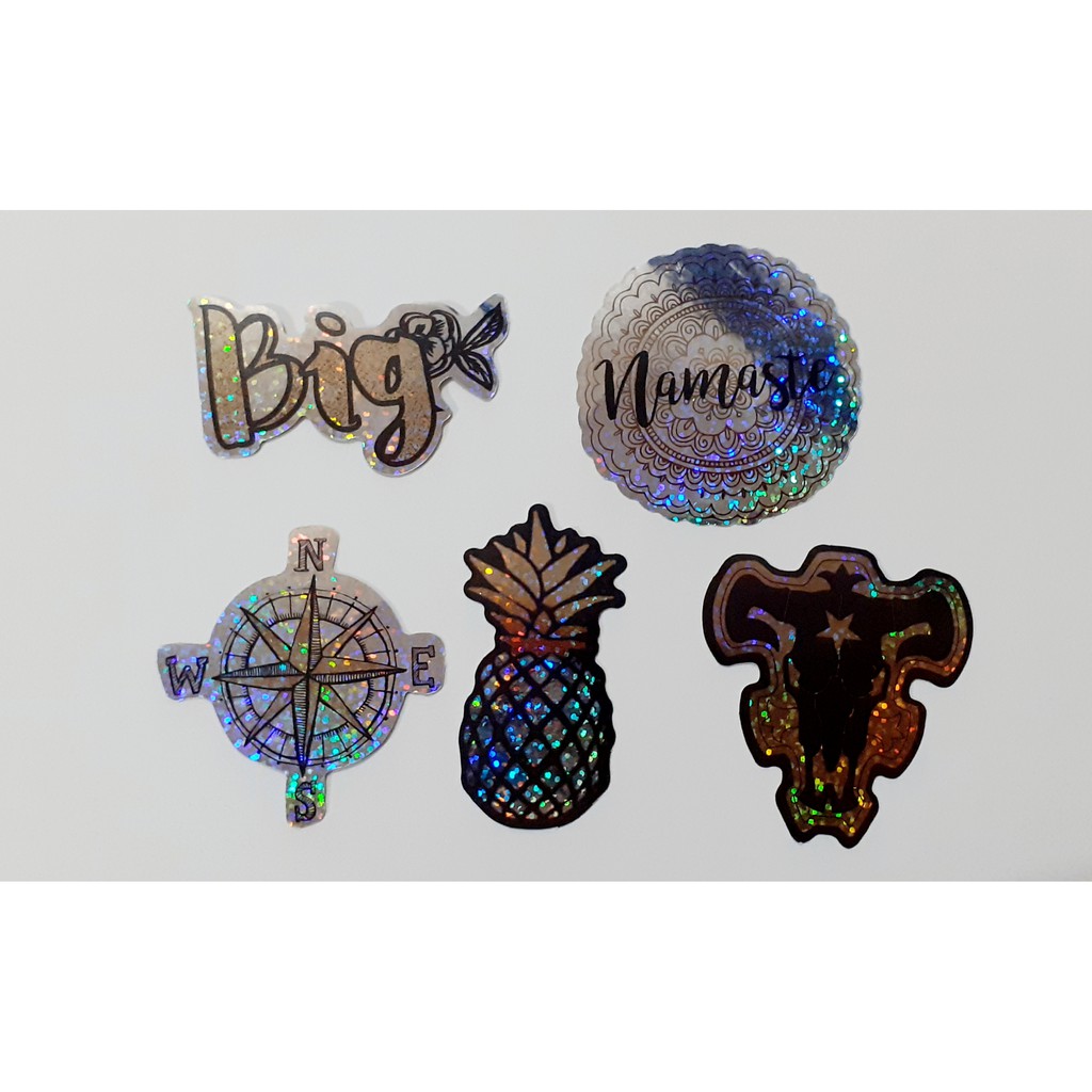 Gold Glitter Vinyl Sticker Pack B Shopee Philippines