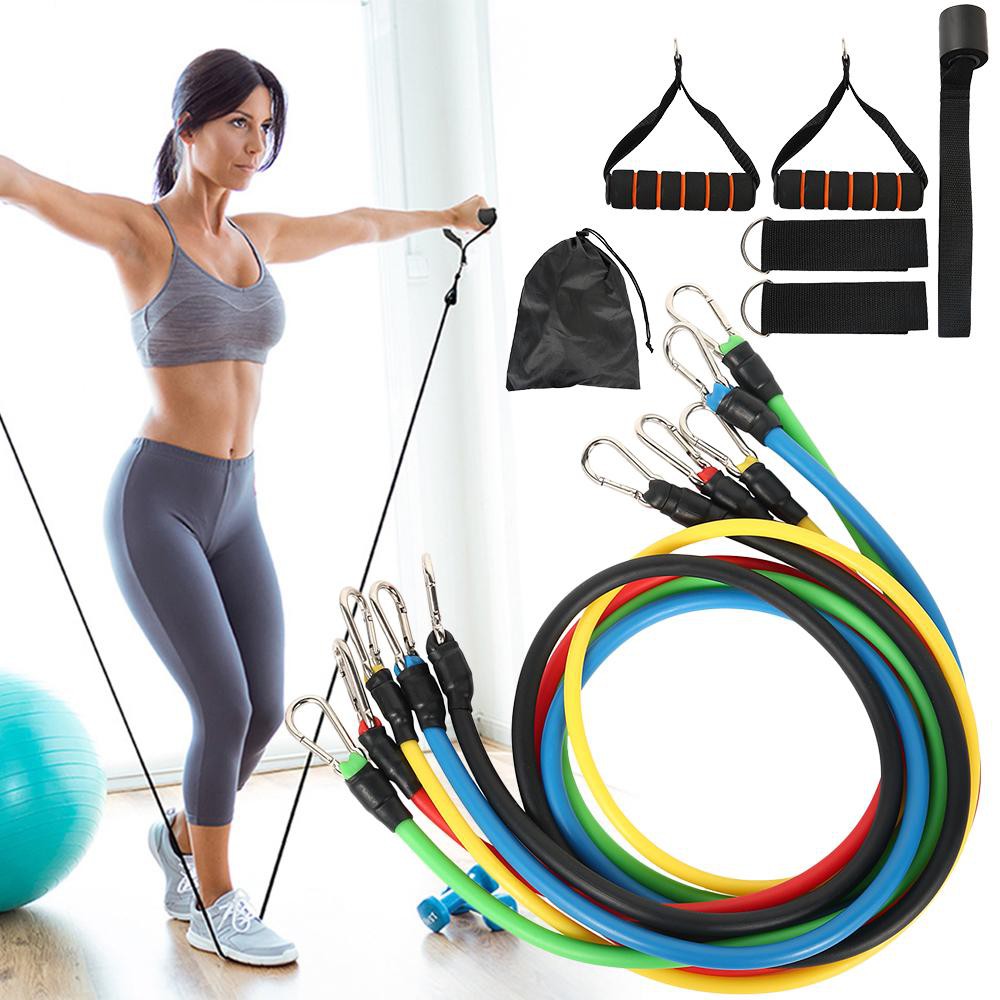 Pull Rope Fitness Exercises Training Resistance Bands Set Yoga Expander ...