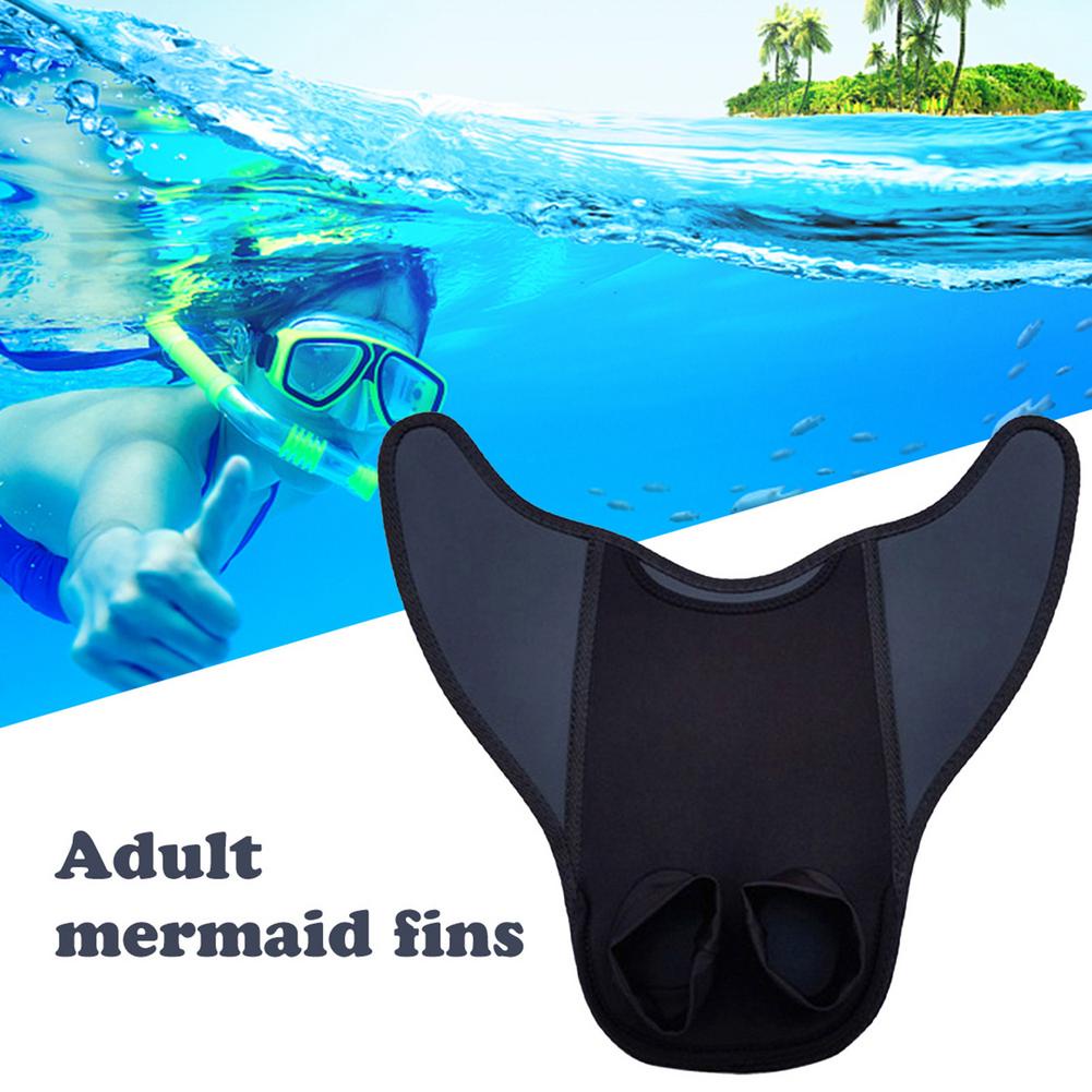 Onepiece Flipper Swim Fins Flexible Shoe Mermaid Diving Swim Fin