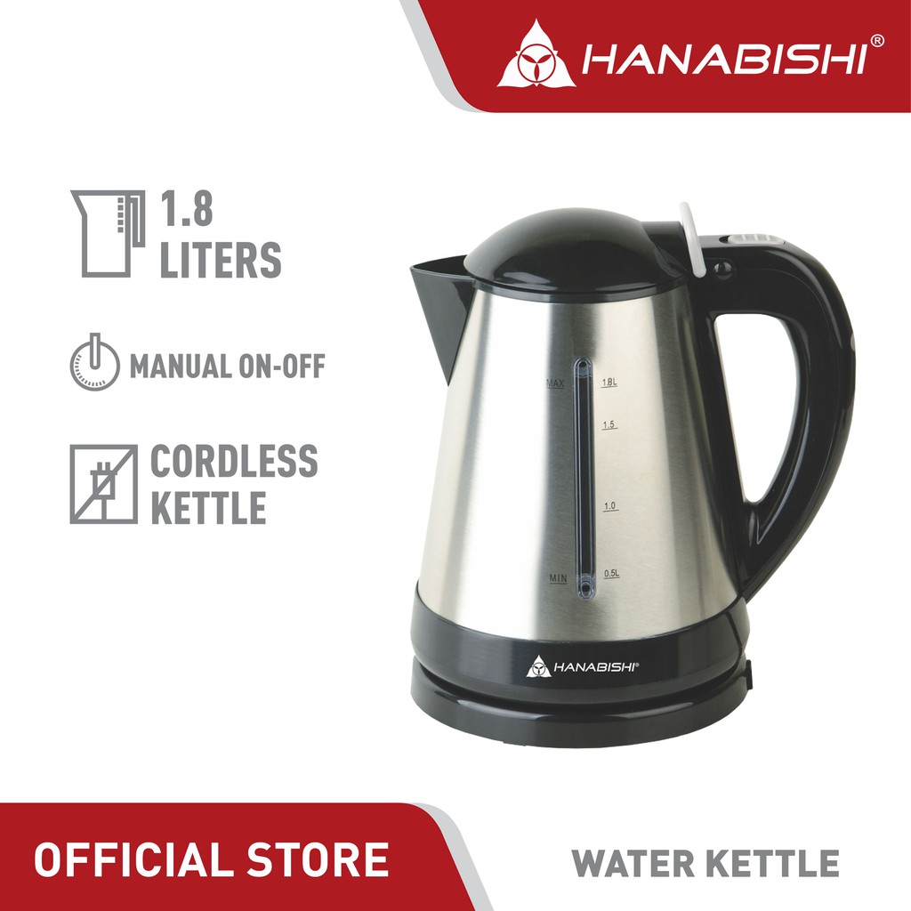 Hanabishi cordless hot sale kettle price