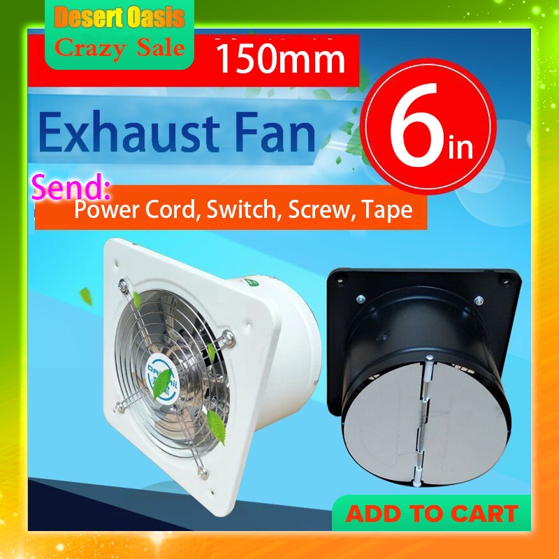 6 inch Exhaust fan ,Low Noise Exhaust Exhaust Fan 6 inches Wall Mounted