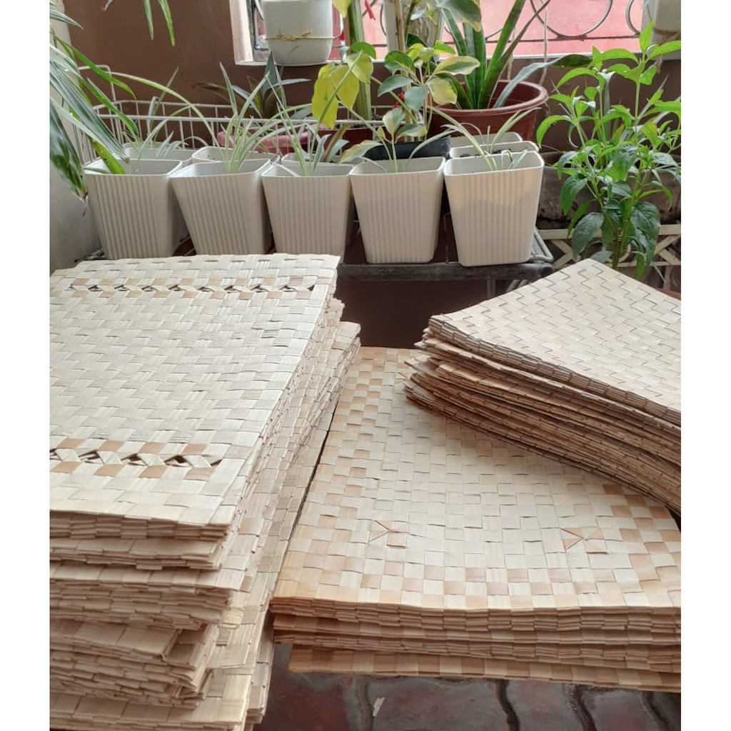 PLACEMATS (BURI LEAVES) bicol made/ native Shopee Philippines