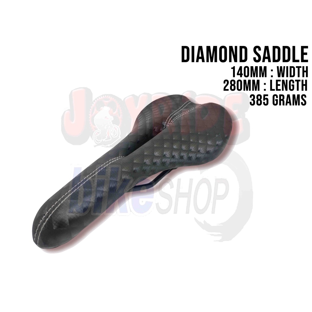 DIAMOND SADDLE BICYCLE SEAT FOR MOUNTAIN BIKE AND ROADBIKE | Shopee ...