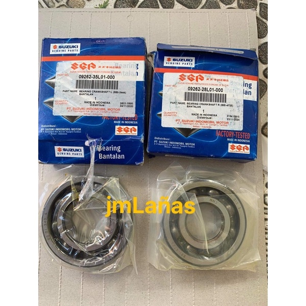 SGP GENUINE SIDE BEARING / BEARINGS SET FOR RAIDER 150 Carb & fi 09262