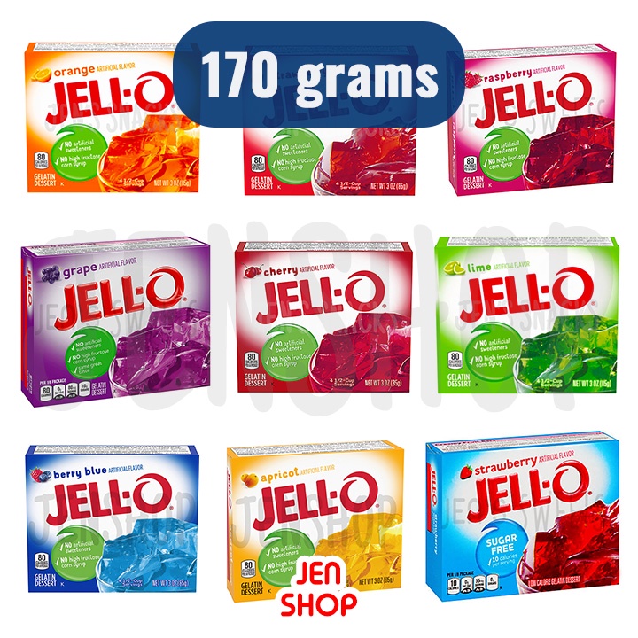 Jell-O Jello Jell O Gelatin Dessert Big Size, 170 grams 6 oz | Shopee ...