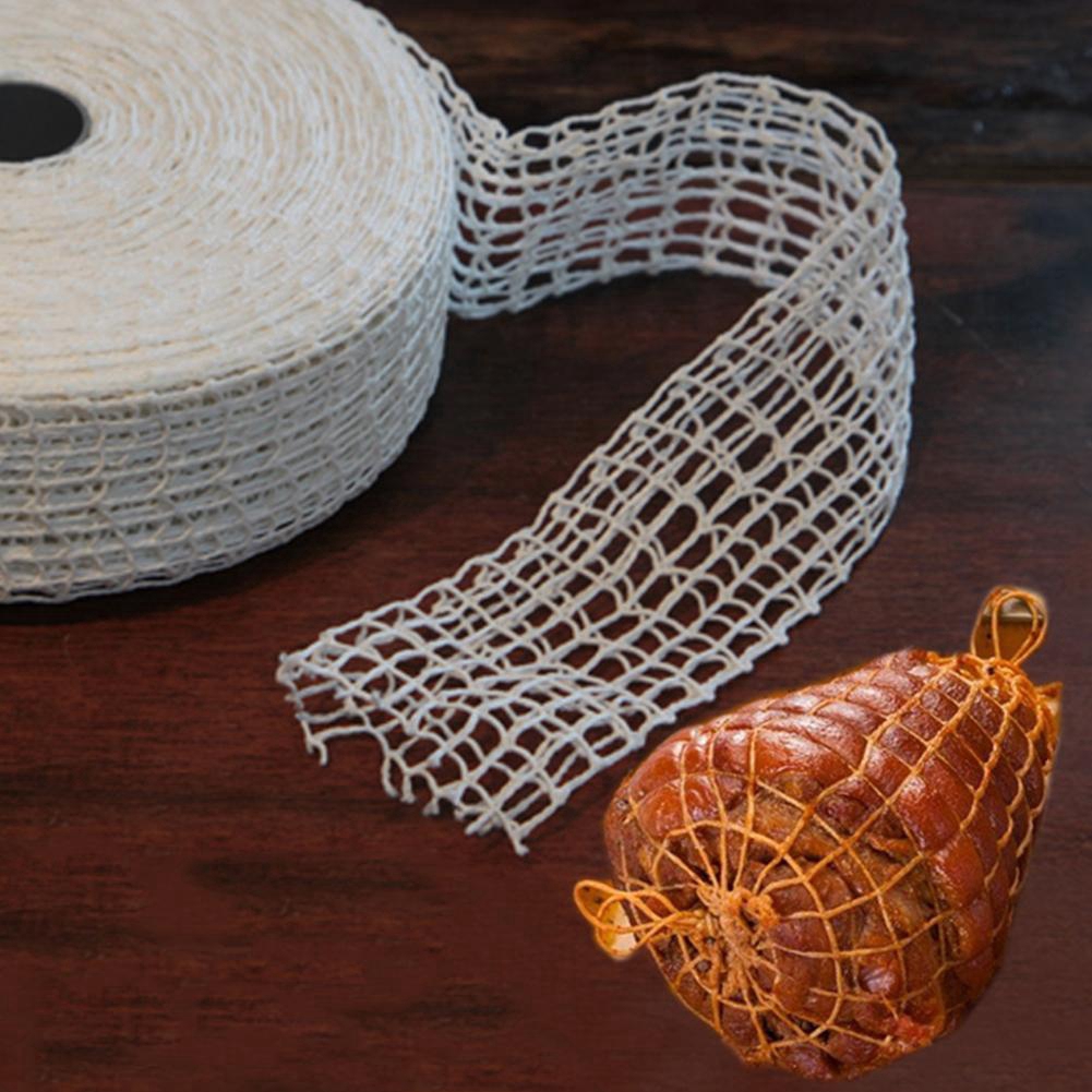 Elastic Meat Netting Butchers Net Ham Roast Sausage Roll Cotton String Food net bag cooking