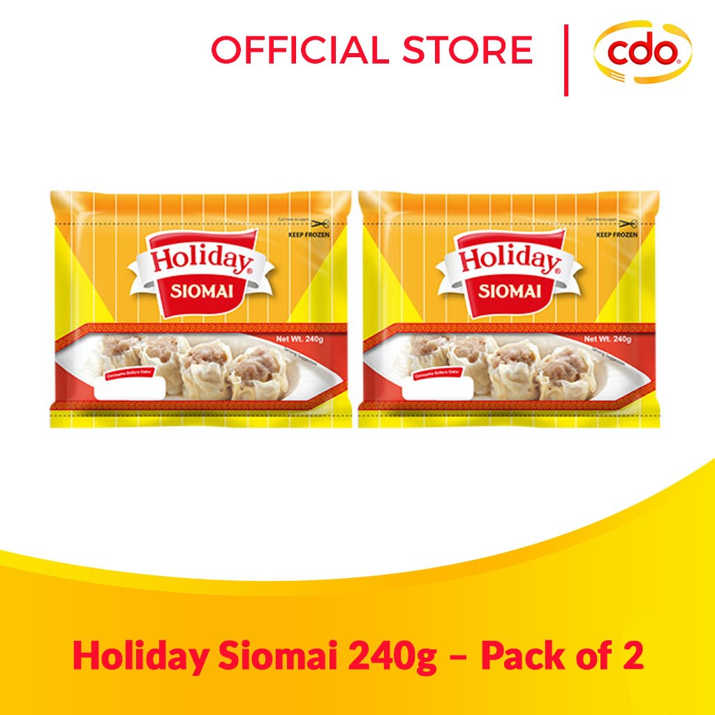 HOLIDAY Siomai 240g - Pack of 2 | Shopee Philippines