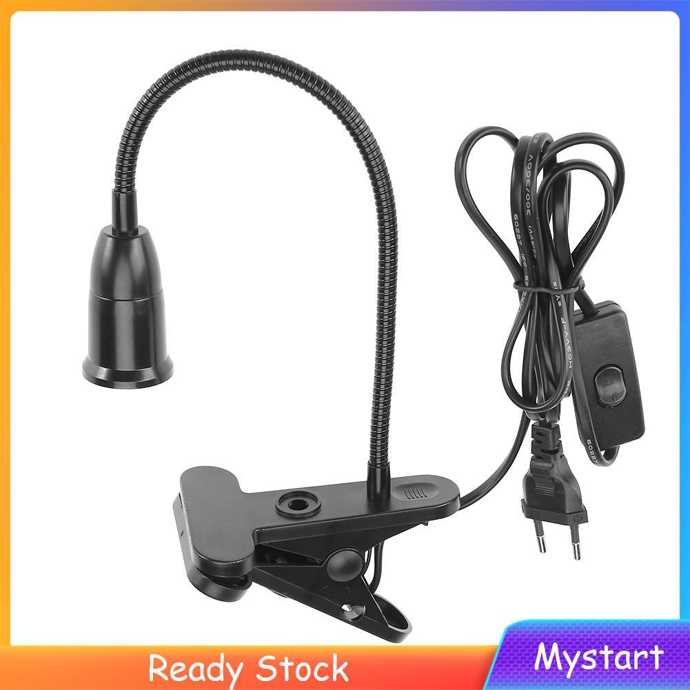 1.7m E27 Clamp Lamp Bases EU Plug Desk Lamps LED Bulb Hanging Light ...
