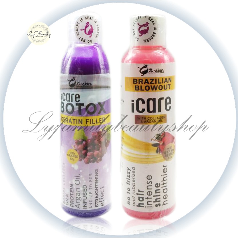 iCare Hair Botox or Brazilian Blowout Treatment With Collagen and Argan