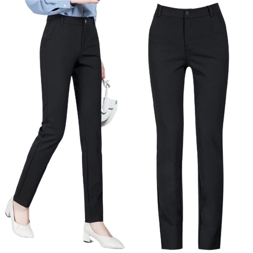 Black Slacks Pants for Women S-2XL Office Slacks Formal Pants