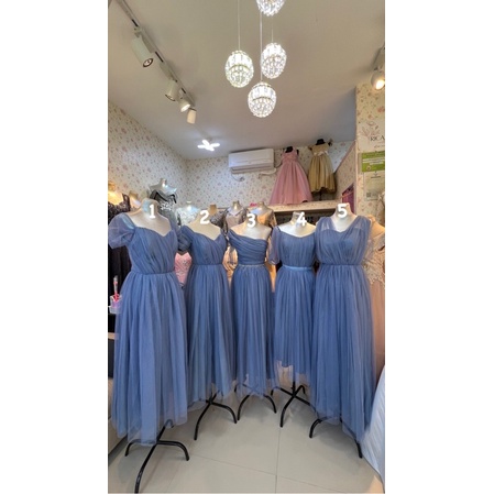 princess polly baby blue dress Glam Black Bridesmaid Dresses main image 0