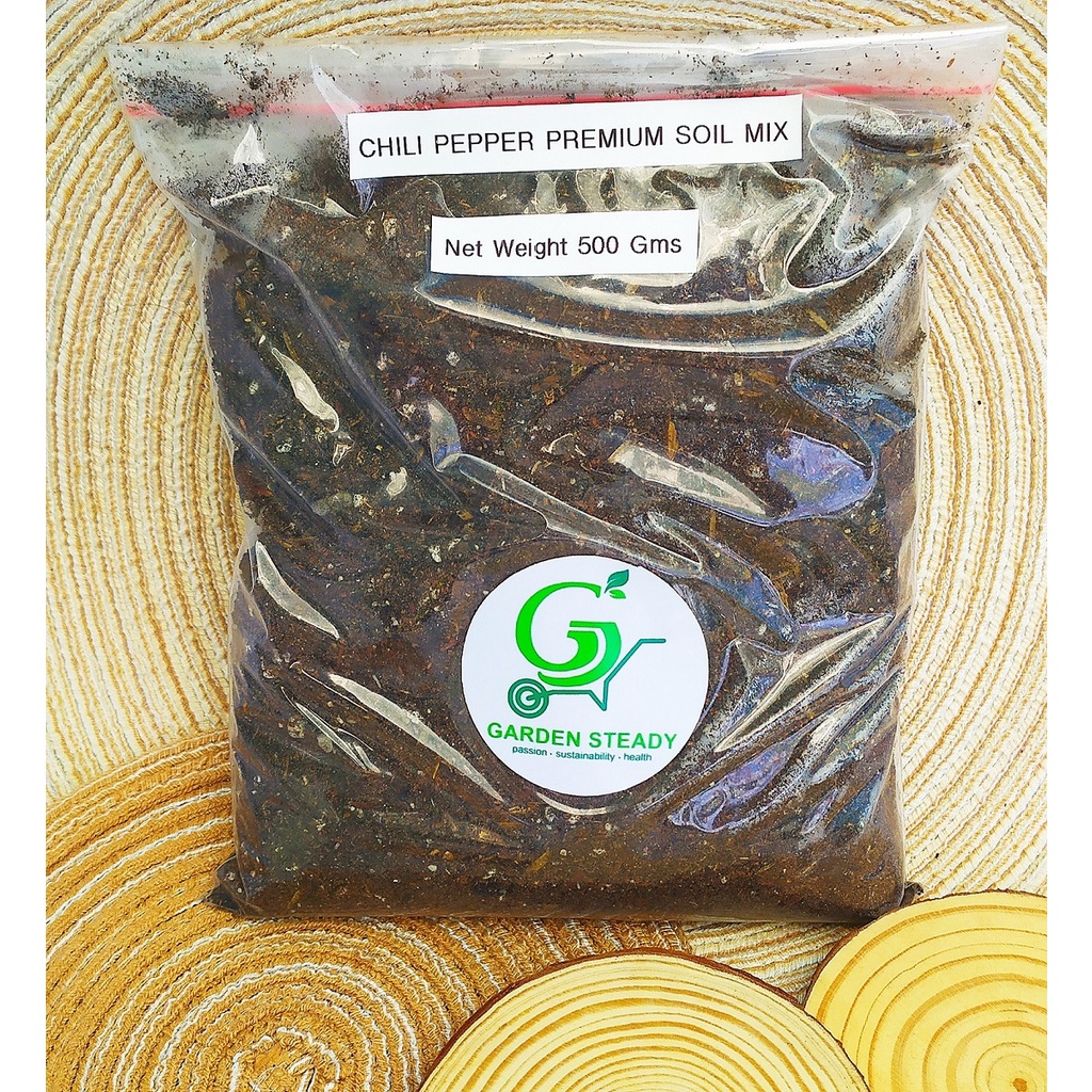 CHILI PEPPER PREMIUM POTTING MIX (gardensteady formulation) Shopee