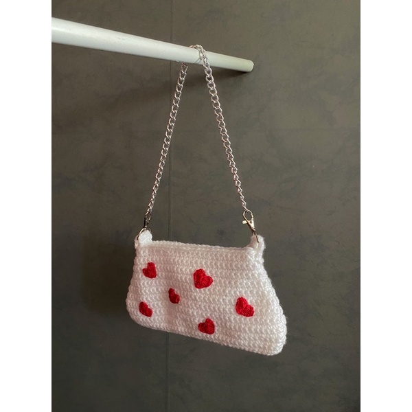 Baguette bag crochet hot sale