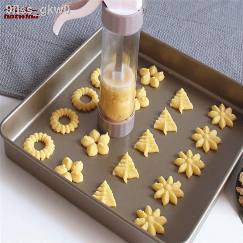 HW 19Pcs Cookie Biscuit Making Maker Pump Press Machine Decor Kitchen