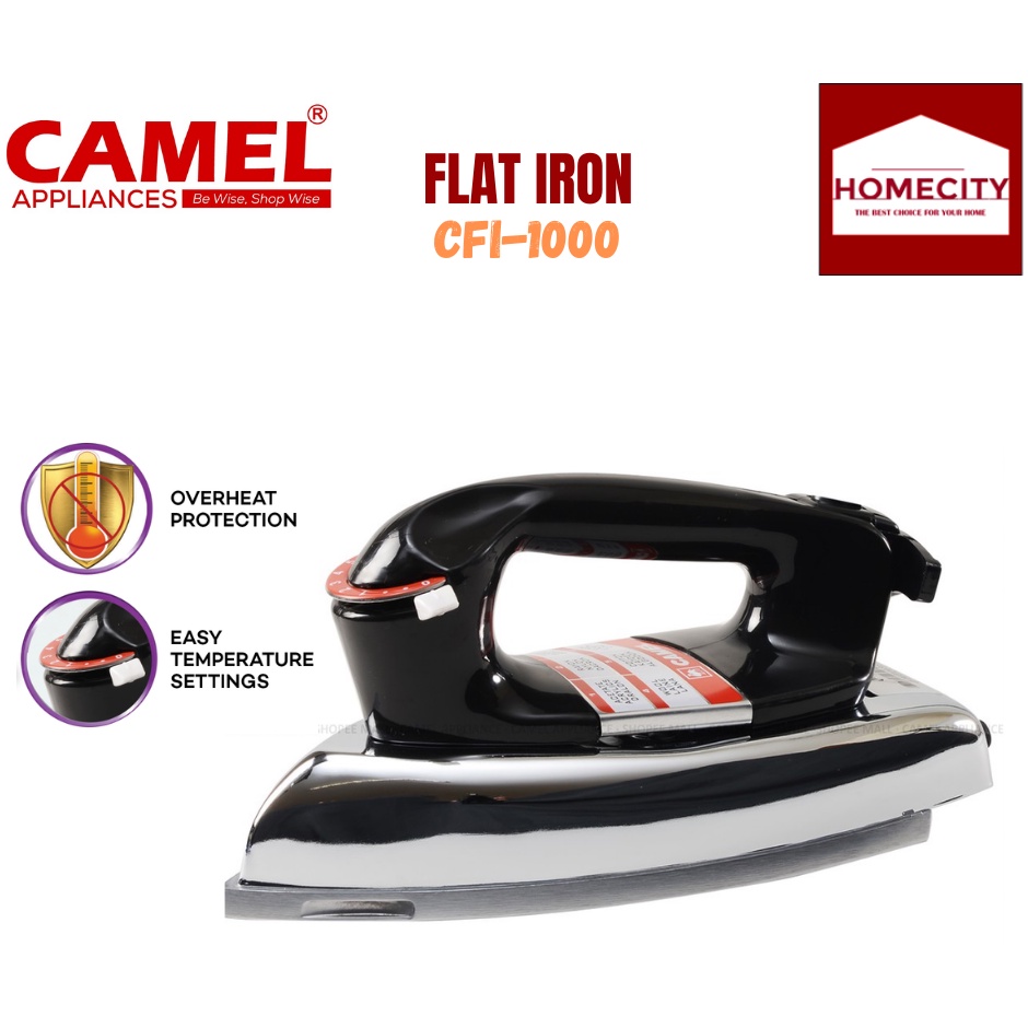 CAMEL FLAT IRON CFI 1000 BRAND NEW ALLUMINUM SOLE PLATE Shopee