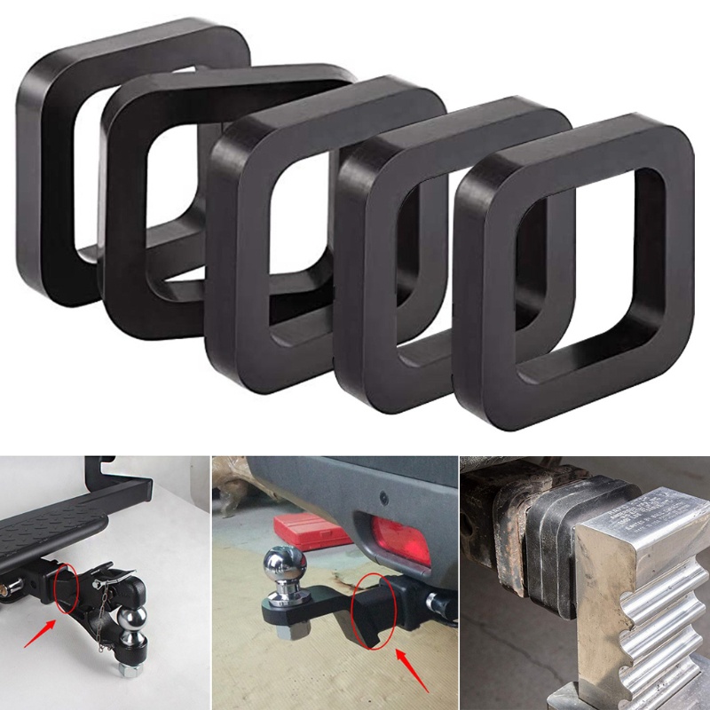 5 Pcs Silencer Pad 2 Inch Hitch Receiver Muffler Trailer Link Damping ...