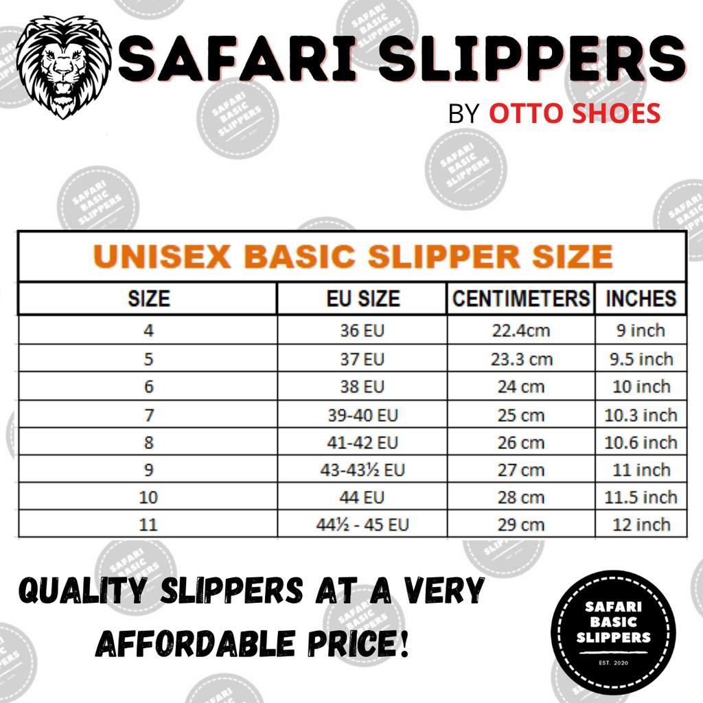 42 size 2025 slippers in inches