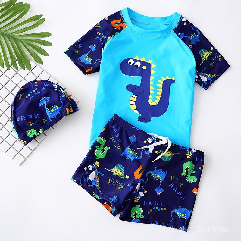 Ready stock 3-14Age 3pc/Children's Swimwear Boy's Middle and Big ...