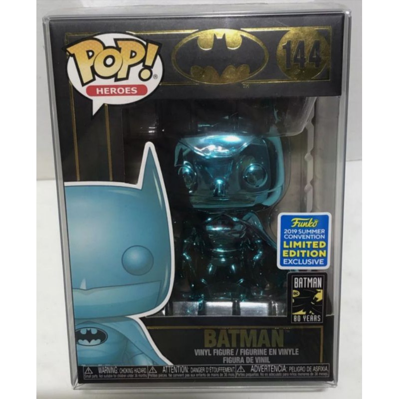 Teal chrome batman funko 2024 pop